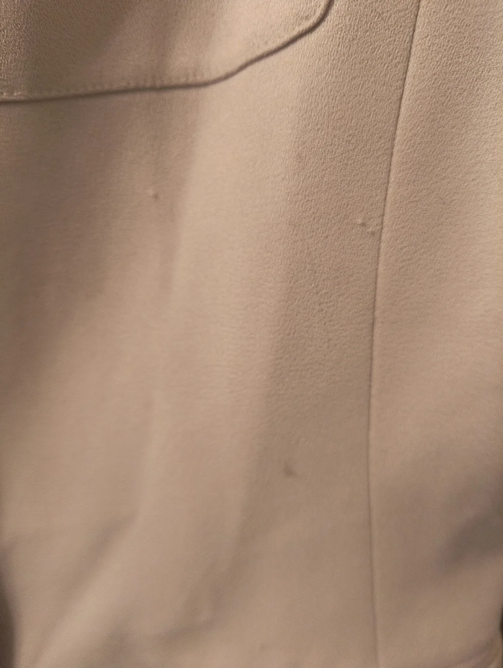 Vintage 90s Kasper A.S.L. Structured Blazer Neutral Tan Minimalist Career Read - Picture 7 of 8
